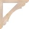Ekena Millwork Olympic Slat Smooth Bracket, Douglas Fir, 3 1/2"W x 38"D x 38"H BKT04X38X38OLY06SDF - alternate 4